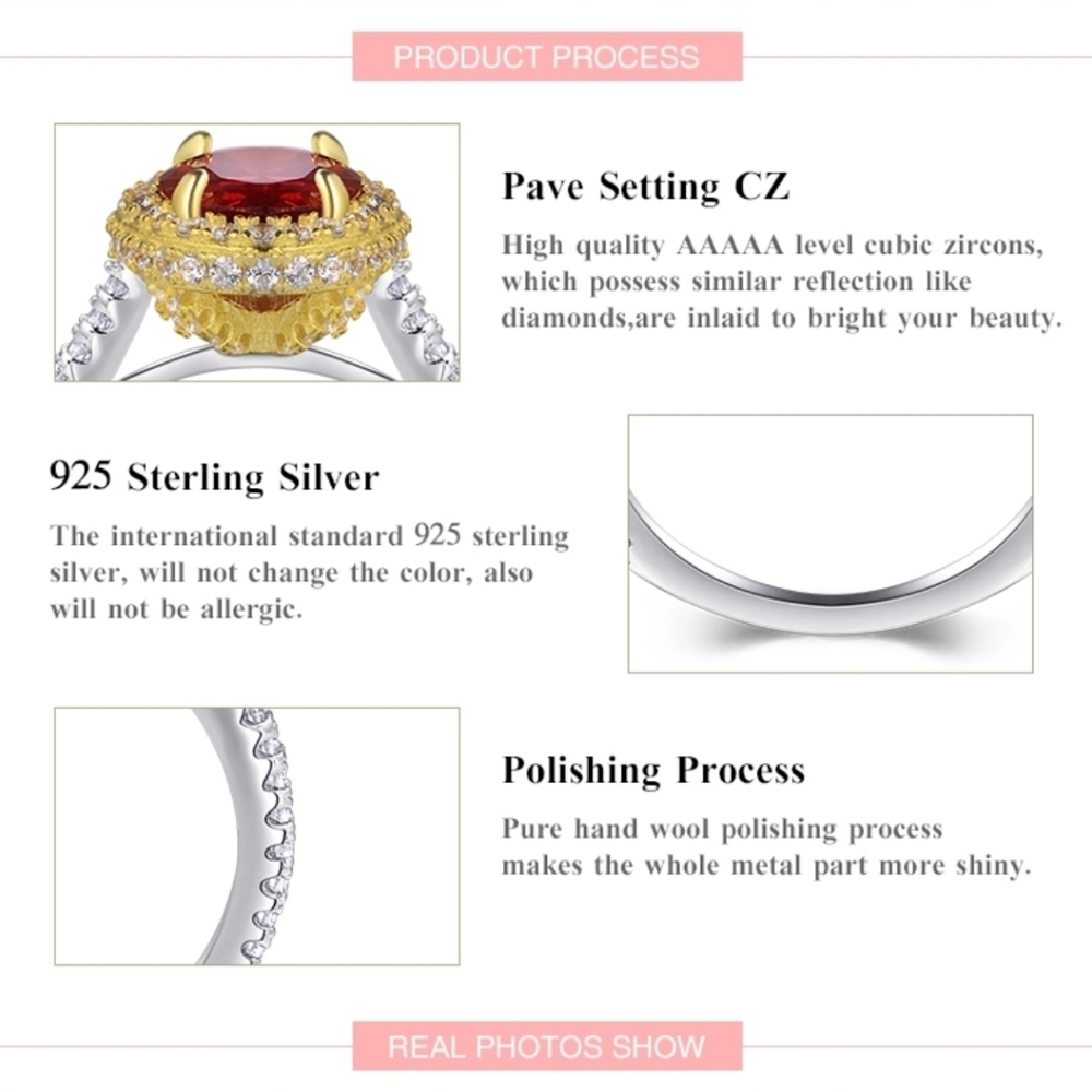 HOST PICK 🤩Classic Raised Gemstone Ring. S8 - Picture 3 of 6